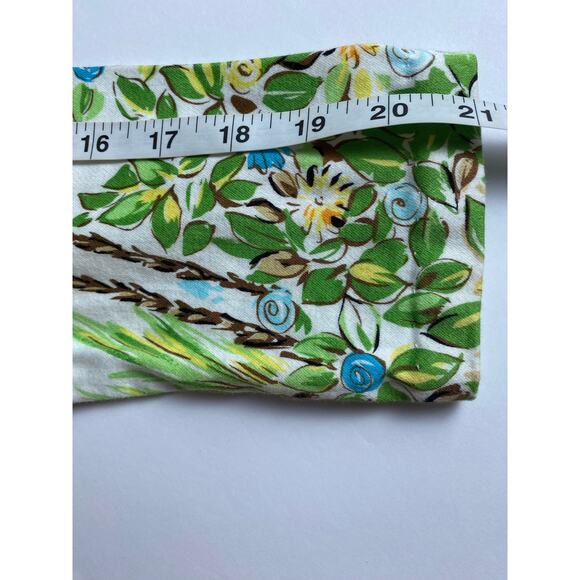 Bamboo Trader White Tropical Sailing Scene Button Front Jacket Size Medium - Picture 6 of 6